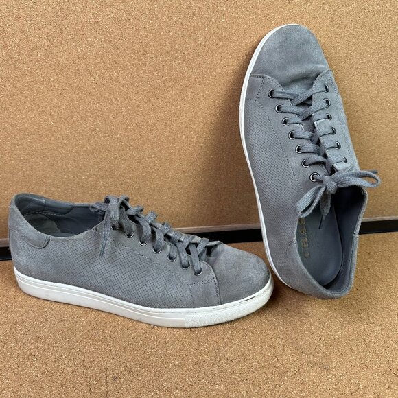 Trask Men's Suede Light Grey Leather Sneakers Size 9.5 - Picture 1 of 8